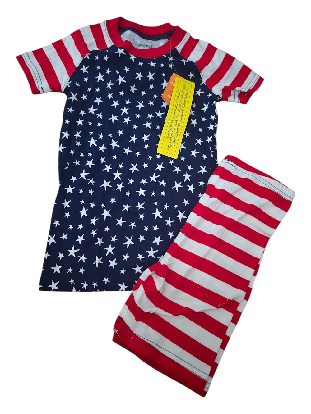 Gymboree Navy & Red Star-Print Pajama Set